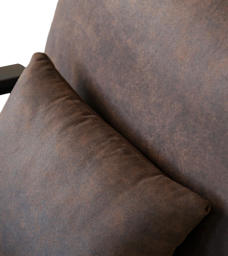 AN302 Kerusi tunggal sofa besi gaya industri perindustrian